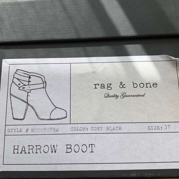 Rag & Bone Black Harrow Boots - Picture 12 of 12